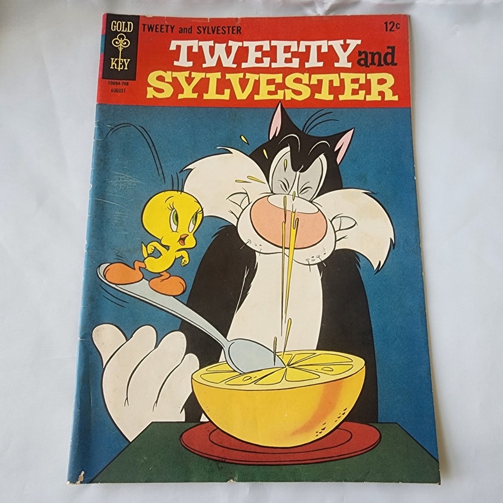 Tweety and Sylvester Comic Book Gold Key 1966 Vintage Collector VG Original‎ art